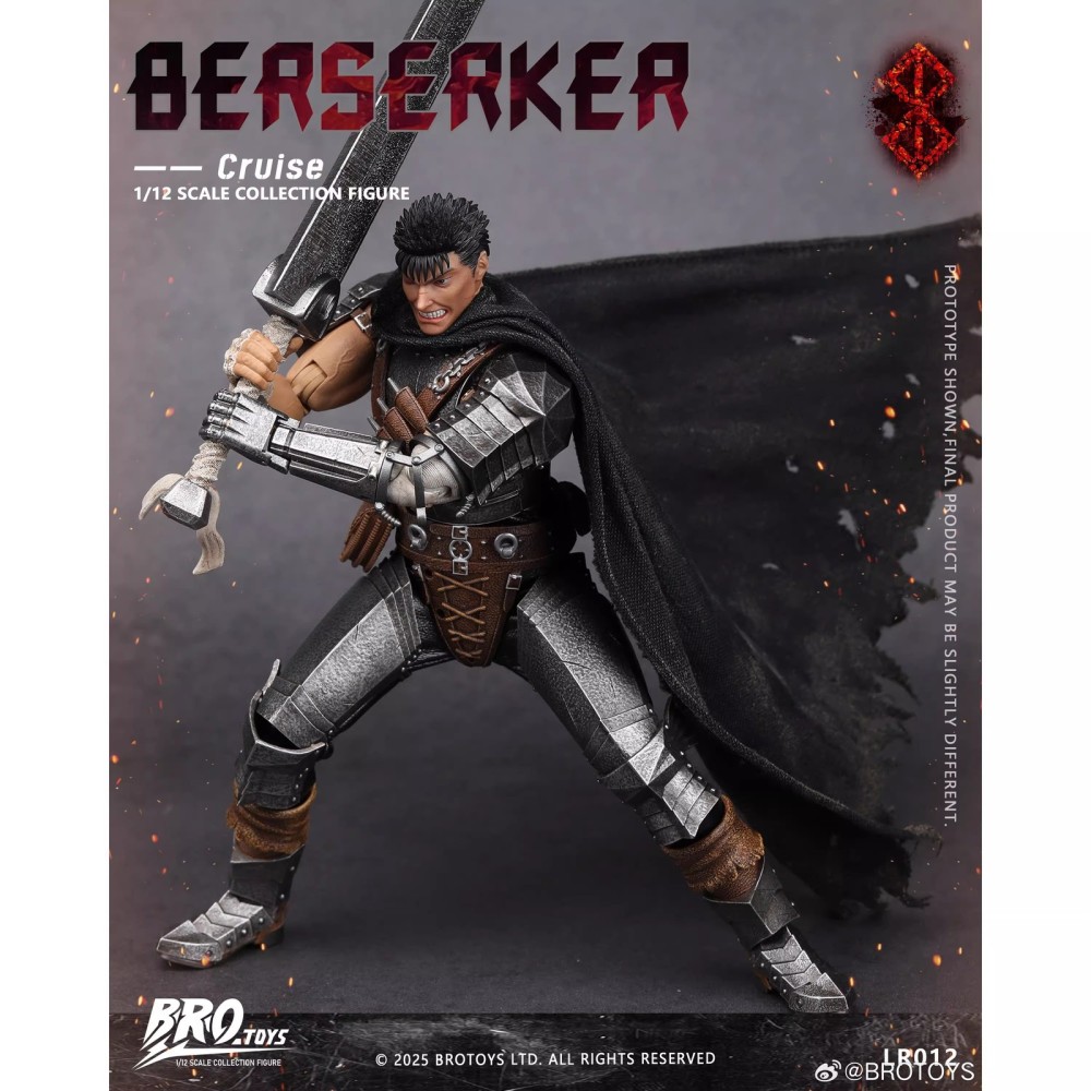 Pre-order BROTOYS LR012 1/12 Berserk Guts Collectible Action Figure Model Toy
