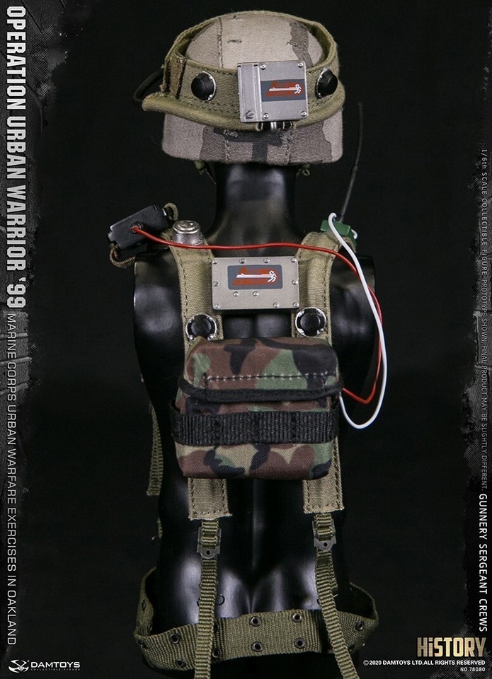 NEW DAM TOYS 1/6 78080 Operation Urban Warrior ‘99 Gunnery Sergeant Crew Figure