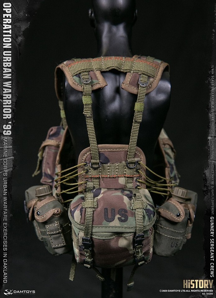 NEW DAM TOYS 1/6 78080 Operation Urban Warrior ‘99 Gunnery Sergeant Crew Figure