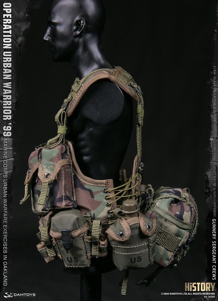 NEW DAM TOYS 1/6 78080 Operation Urban Warrior ‘99 Gunnery Sergeant Crew Figure