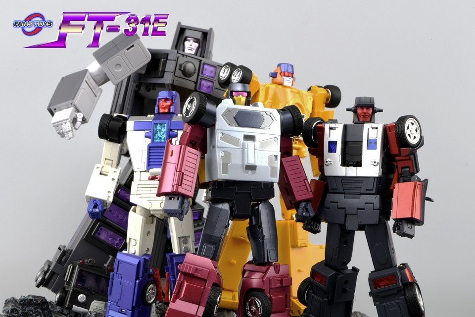 Ready! New FansToys FT-31 A-E Menasor Combination Action Figure Full Set