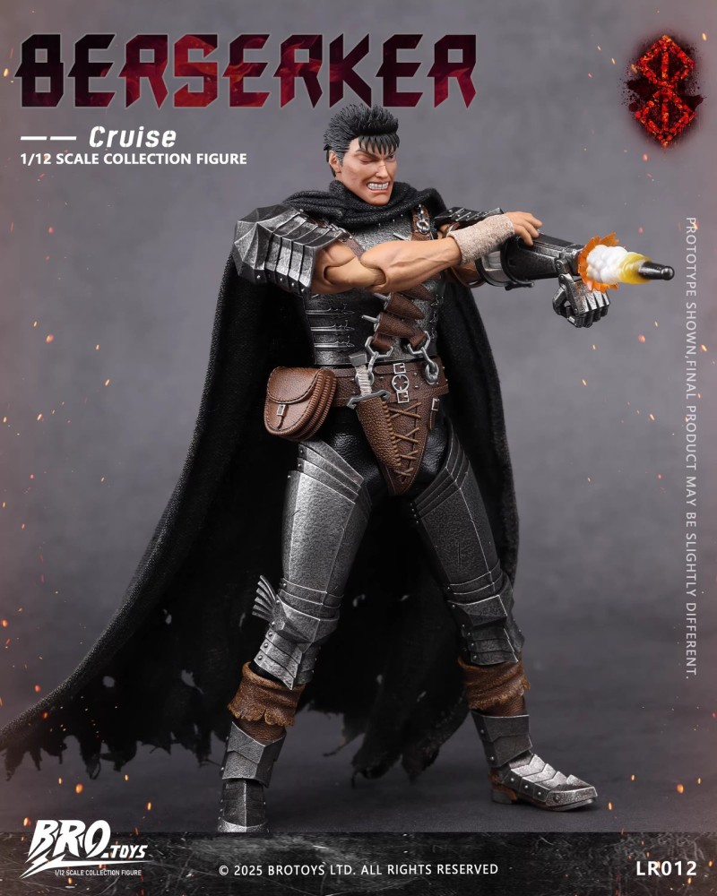 Pre-order BROTOYS LR012 1/12 Berserk Guts Collectible Action Figure Model Toy