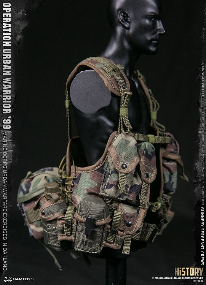 NEW DAM TOYS 1/6 78080 Operation Urban Warrior ‘99 Gunnery Sergeant Crew Figure