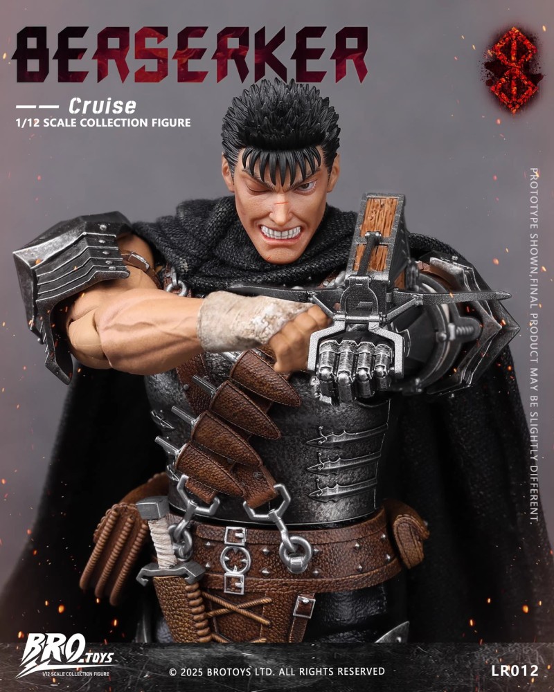Pre-order BROTOYS LR012 1/12 Berserk Guts Collectible Action Figure Model Toy