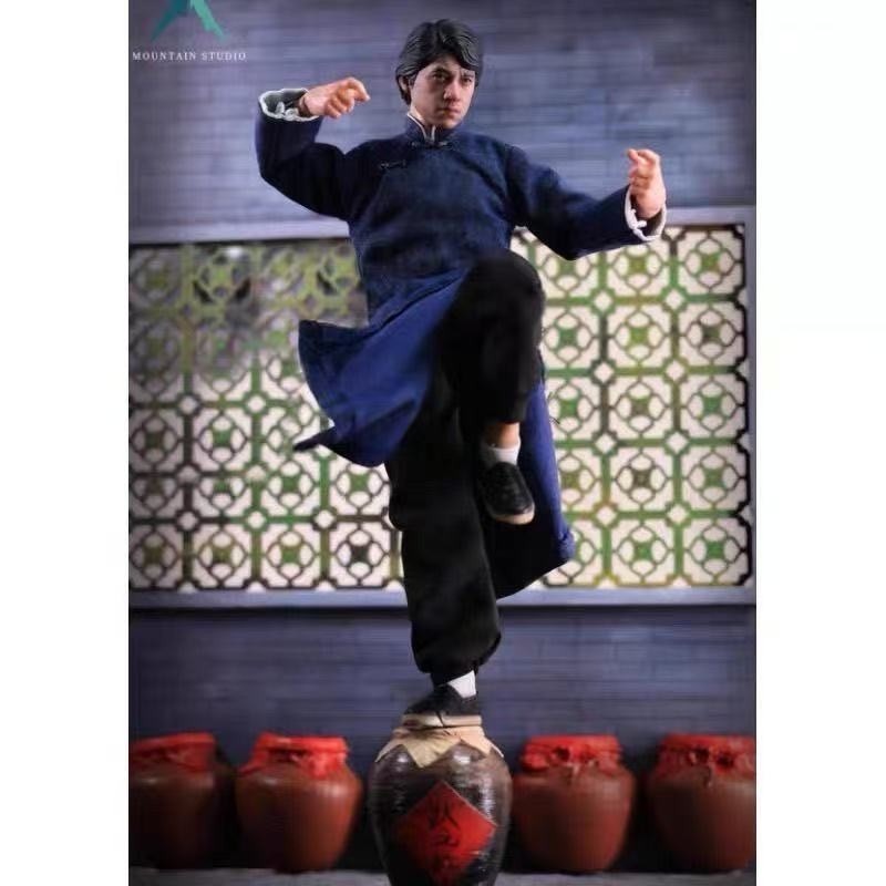 NEW Mountain Studio Drunken Fist Jackie Chan 1/12 Action Figure Model In Stock