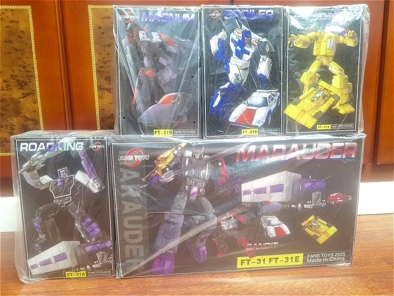 Ready! New FansToys FT-31 A-E Menasor Combination Action Figure Full Set