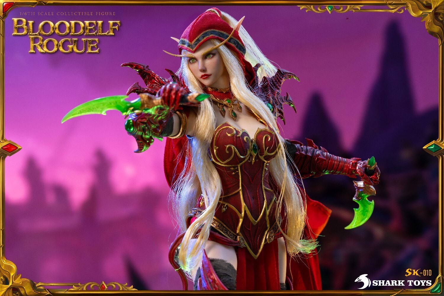 Pre-order SHARK TOYS SK-010 1/6 Blood Elf Rogue Valeera Female Action Figure