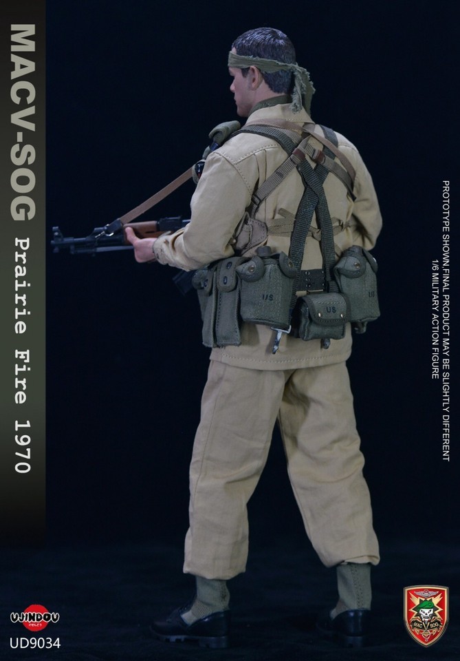 In Stock New UJINDOU UD9034 1/6 MACV SOG Prairie Fire 1970 Action Figure Model