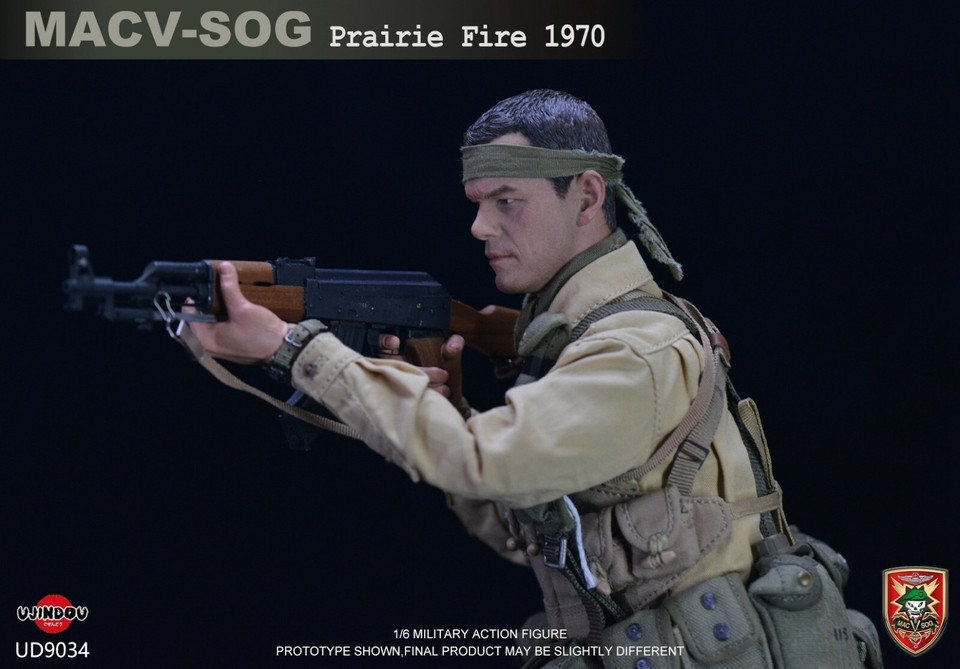 In Stock New UJINDOU UD9034 1/6 MACV SOG Prairie Fire 1970 Action Figure Model