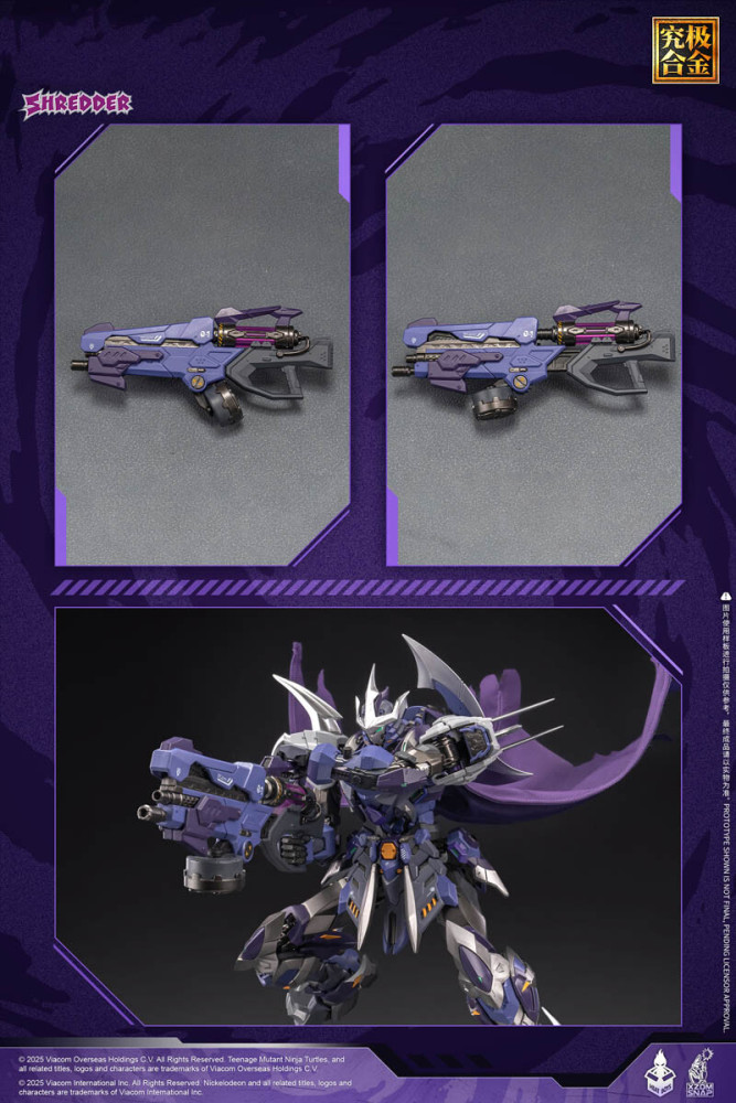 Ready! New HeatBoys HB0016 Robot Mecha Shredder Metal Build Action Figure