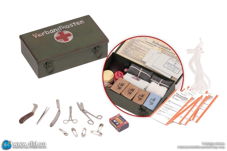 Ready! DID D80183 1/6 WWII German WH Medic Officer Candidate, Unterazt Gröger
