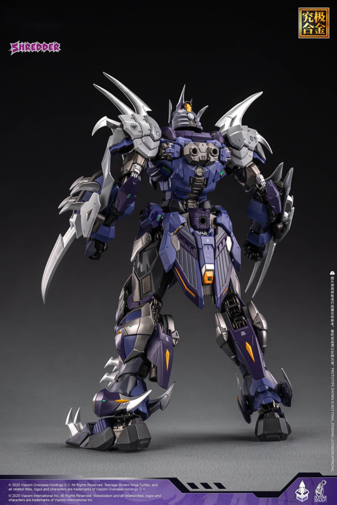 Ready! New HeatBoys HB0016 Robot Mecha Shredder Metal Build Action Figure