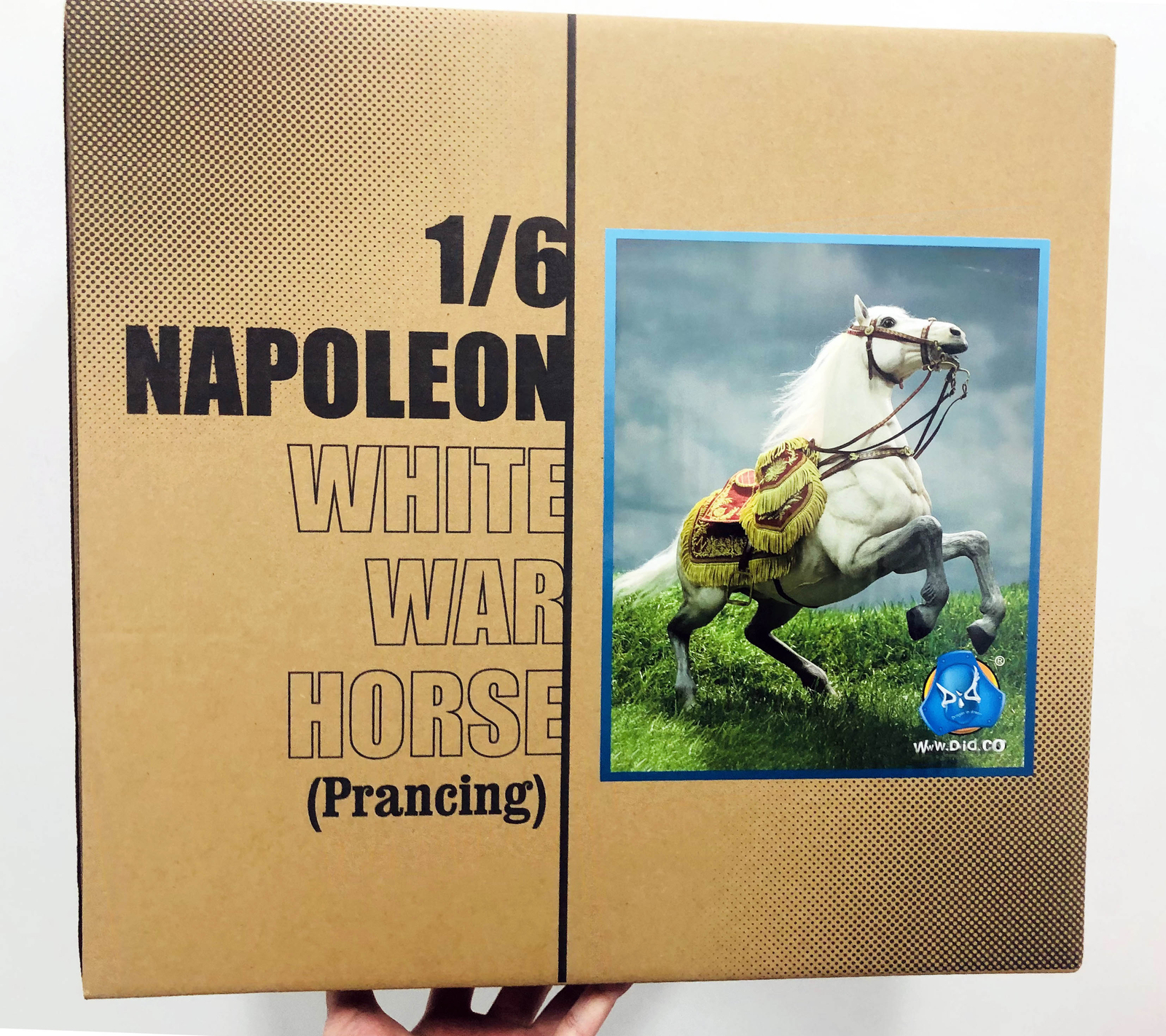 In Stock New DID E60078 White War Horse Model Standing Fit 1/6 Action Figure