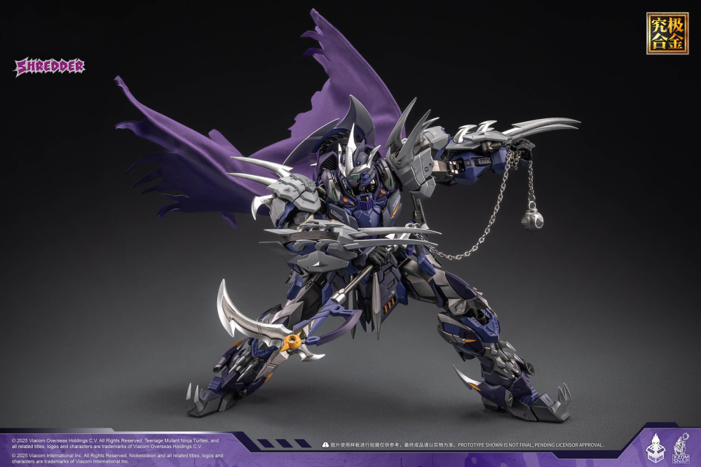Ready! New HeatBoys HB0016 Robot Mecha Shredder Metal Build Action Figure
