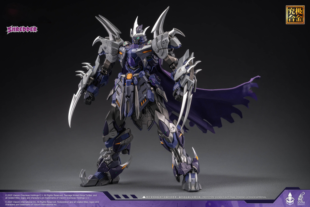 Ready! New HeatBoys HB0016 Robot Mecha Shredder Metal Build Action Figure