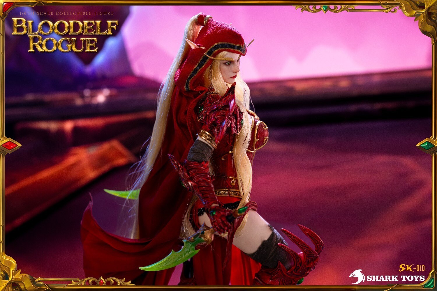 Pre-order SHARK TOYS SK-010 1/6 Blood Elf Rogue Valeera Female Action Figure