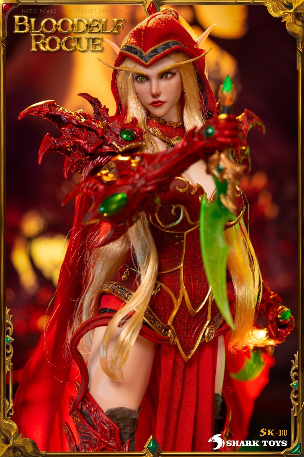 Pre-order SHARK TOYS SK-010 1/6 Blood Elf Rogue Valeera Female Action Figure