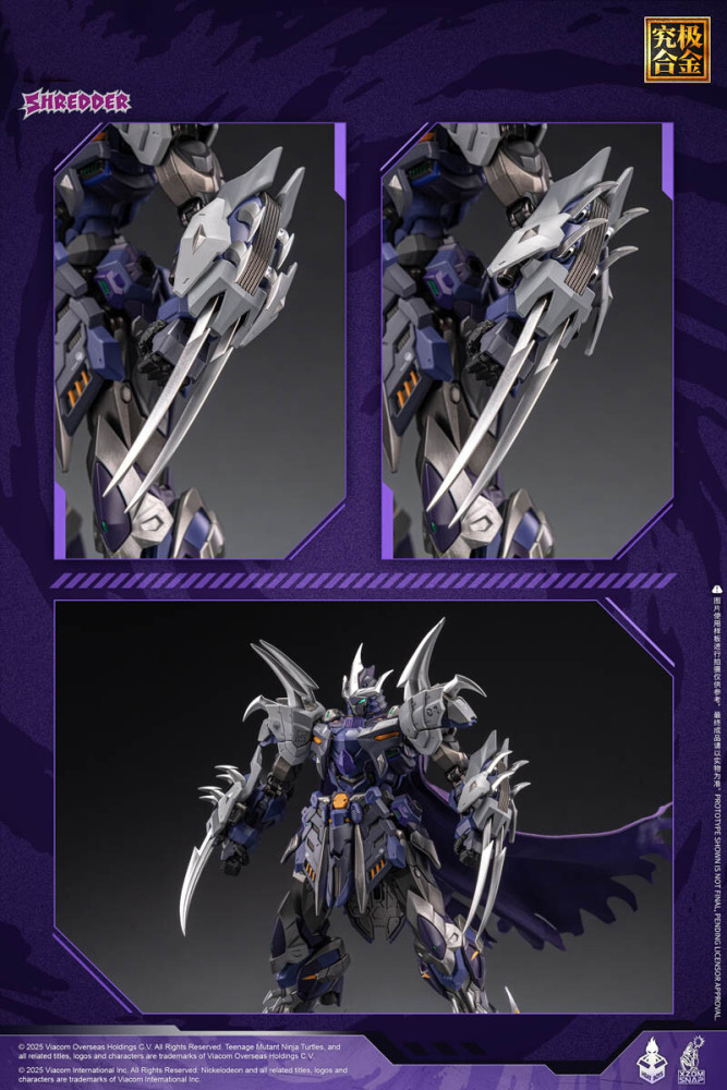 Ready! New HeatBoys HB0016 Robot Mecha Shredder Metal Build Action Figure