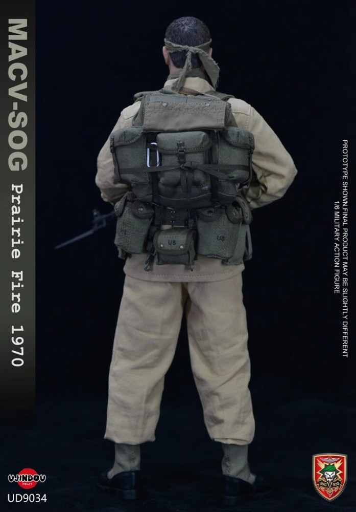 In Stock New UJINDOU UD9034 1/6 MACV SOG Prairie Fire 1970 Action Figure Model