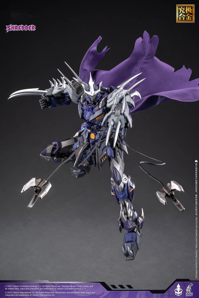 Ready! New HeatBoys HB0016 Robot Mecha Shredder Metal Build Action Figure