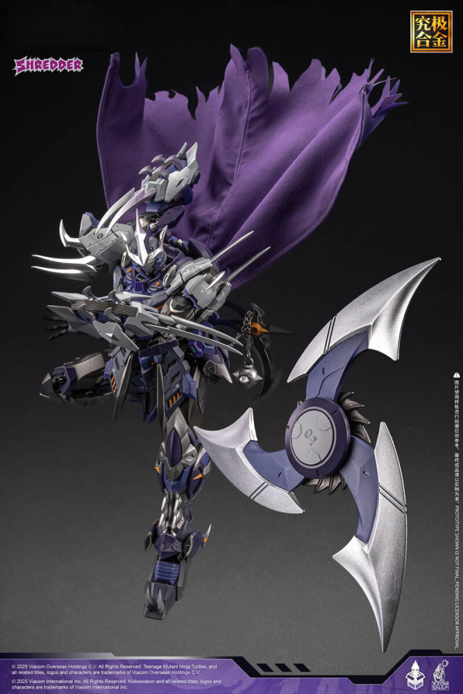 Ready! New HeatBoys HB0016 Robot Mecha Shredder Metal Build Action Figure