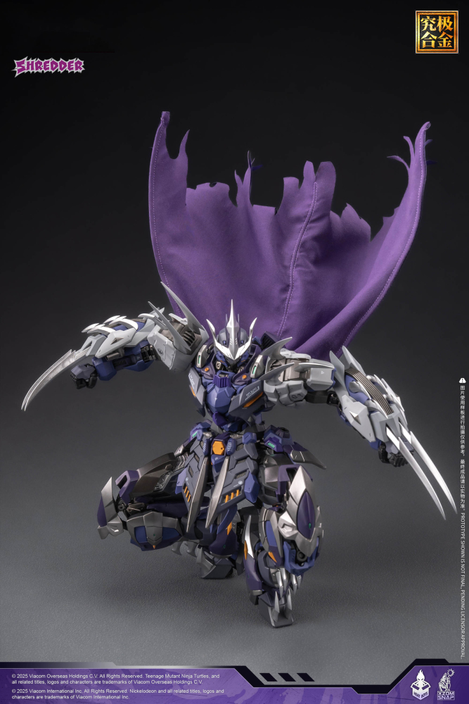 Ready! New HeatBoys HB0016 Robot Mecha Shredder Metal Build Action Figure