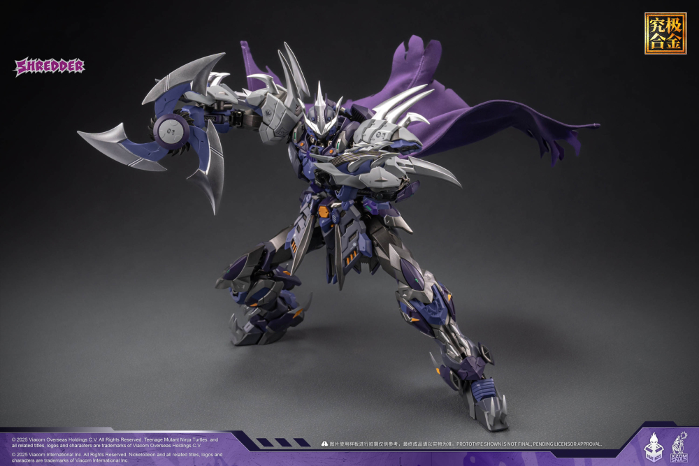 Ready! New HeatBoys HB0016 Robot Mecha Shredder Metal Build Action Figure