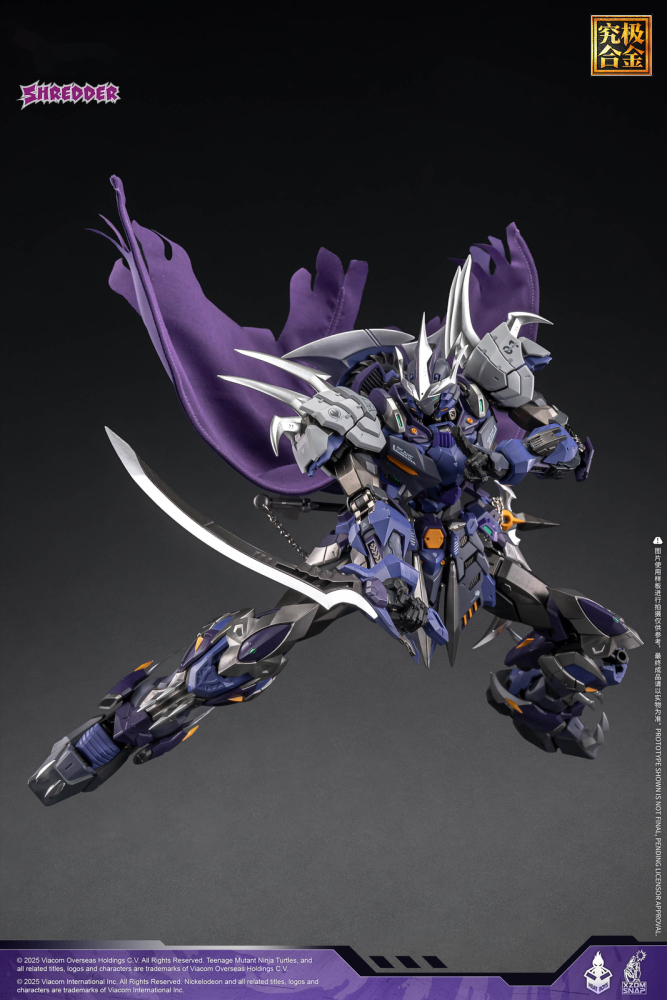 Ready! New HeatBoys HB0016 Robot Mecha Shredder Metal Build Action Figure