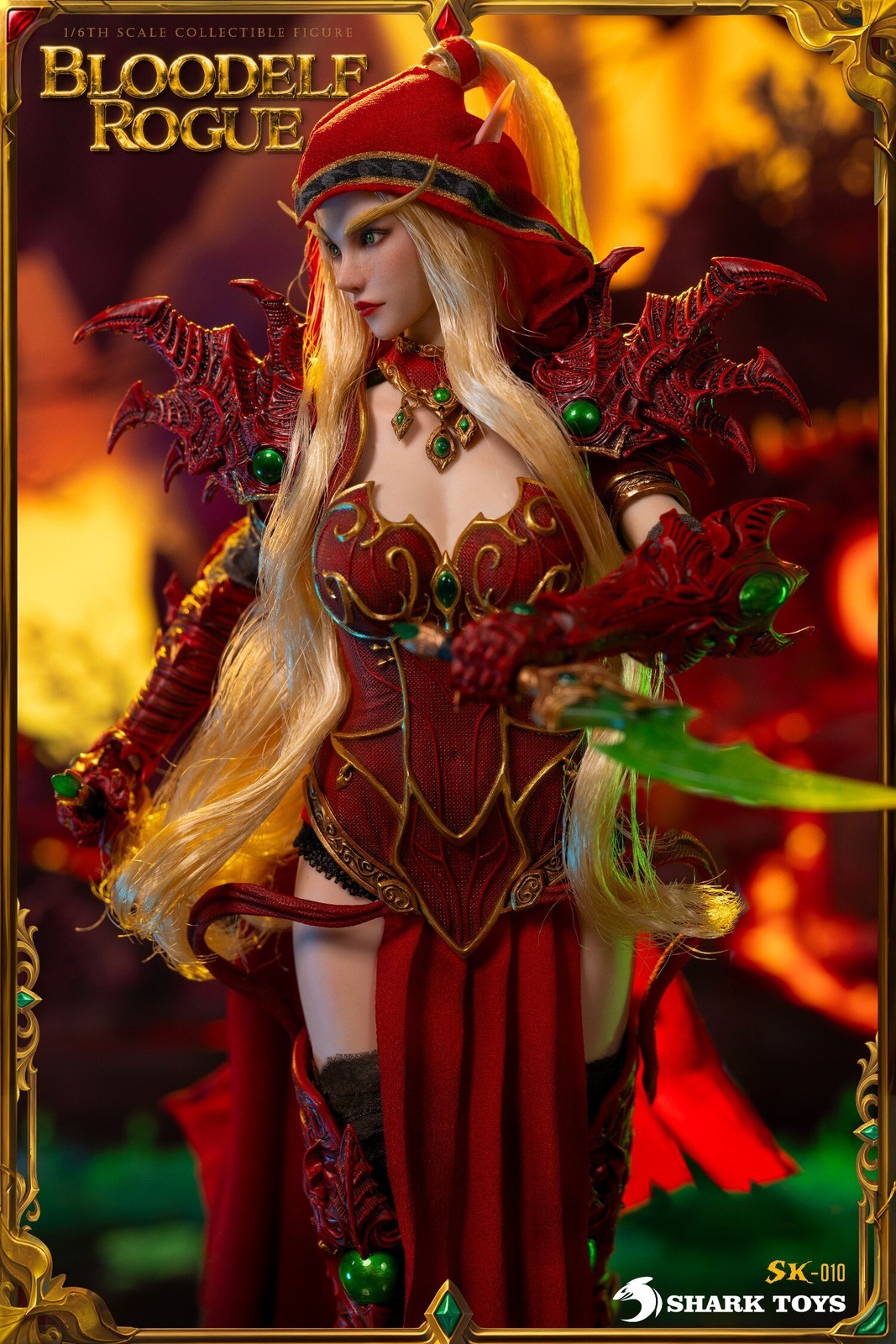 Pre-order SHARK TOYS SK-010 1/6 Blood Elf Rogue Valeera Female Action Figure