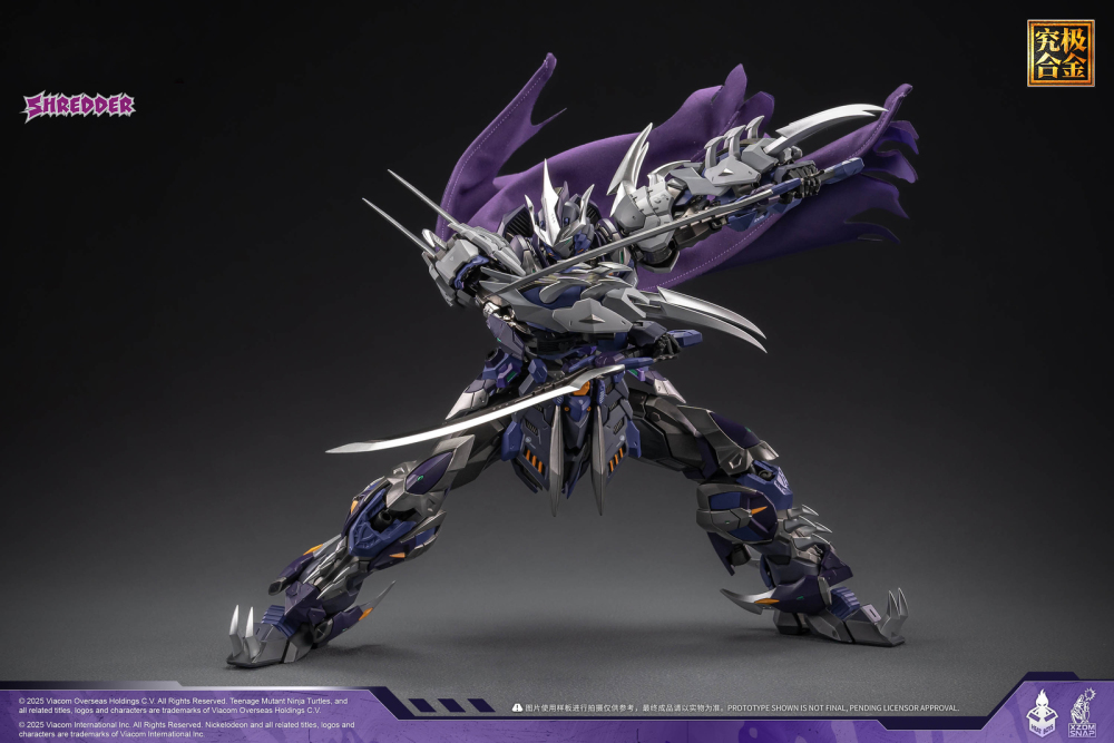 Ready! New HeatBoys HB0016 Robot Mecha Shredder Metal Build Action Figure