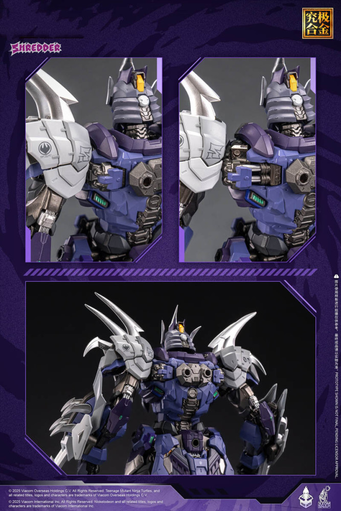 Ready! New HeatBoys HB0016 Robot Mecha Shredder Metal Build Action Figure