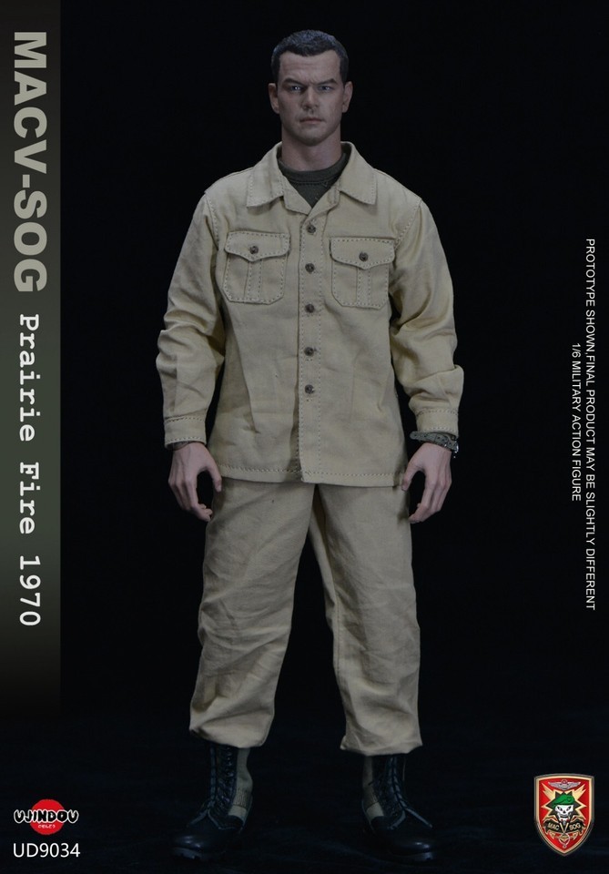 In Stock New UJINDOU UD9034 1/6 MACV SOG Prairie Fire 1970 Action Figure Model