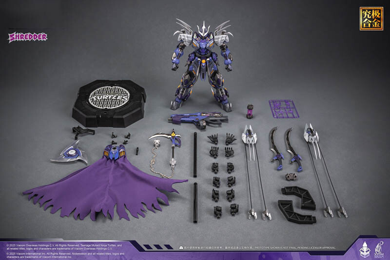 Ready! New HeatBoys HB0016 Robot Mecha Shredder Metal Build Action Figure