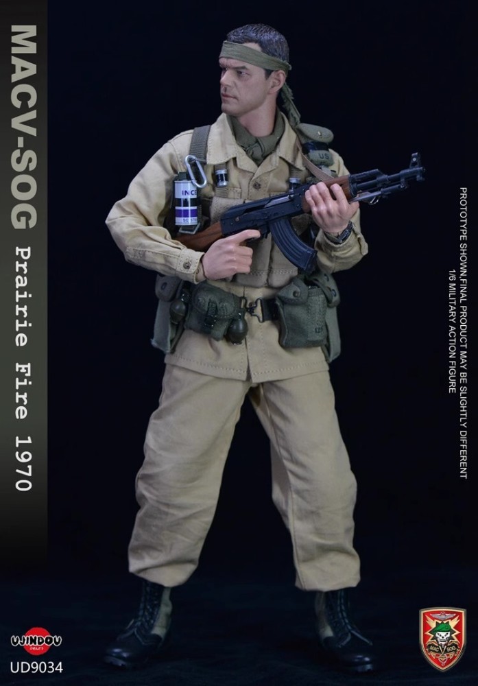 In Stock New UJINDOU UD9034 1/6 MACV SOG Prairie Fire 1970 Action Figure Model