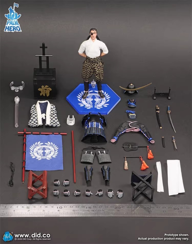 Pre-order DID XJ80030 1/12 Japan Samurai Date Masamune Action Figure Model Toy