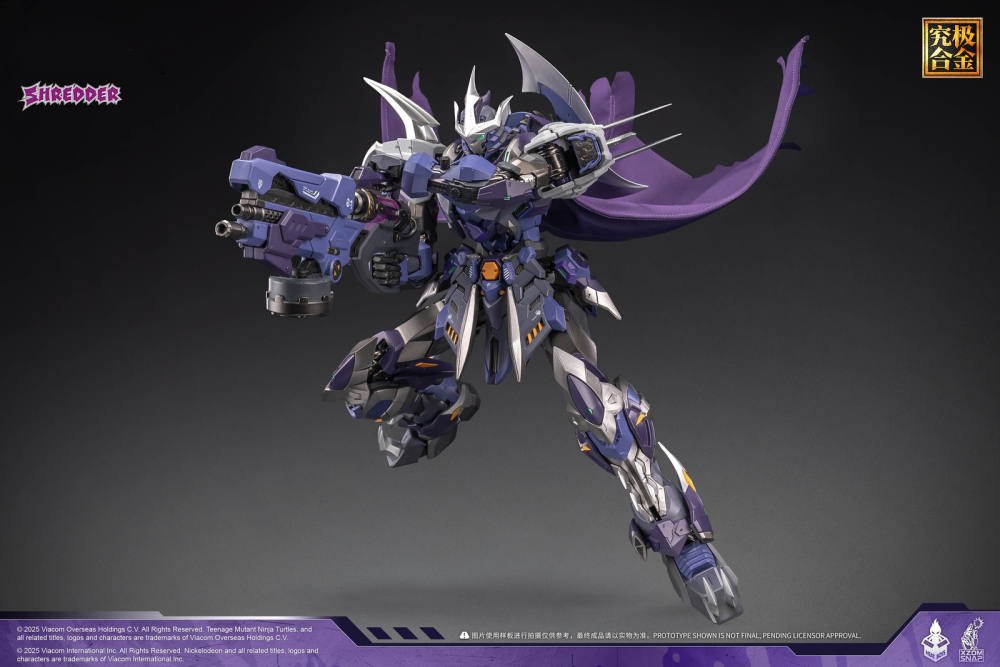 Ready! New HeatBoys HB0016 Robot Mecha Shredder Metal Build Action Figure