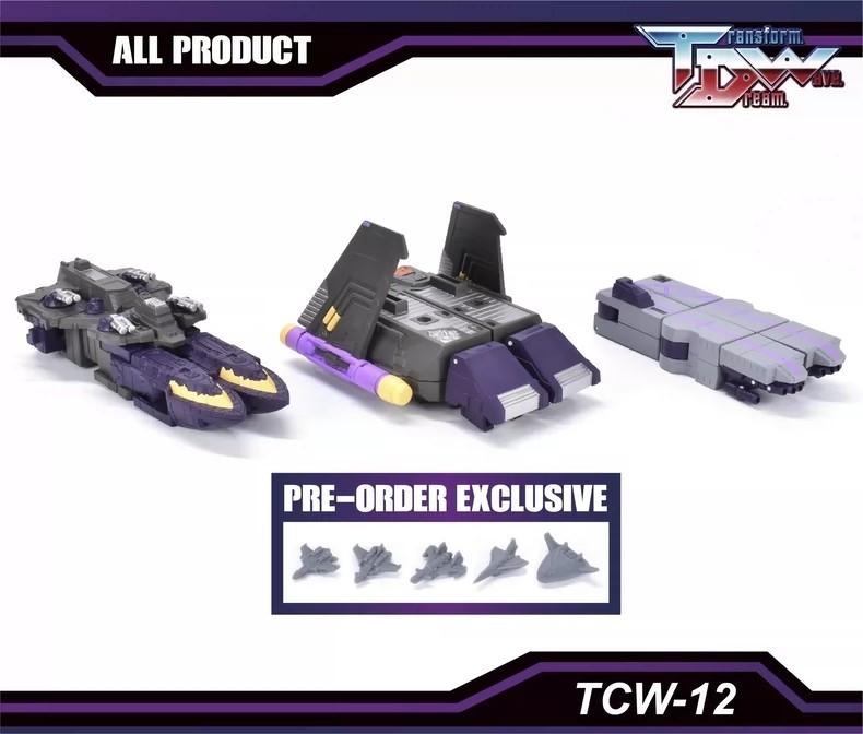 Ready! New Transform Dream Wave TCW-12 Wave Upgrade Kit w/ bonus Action Figure
