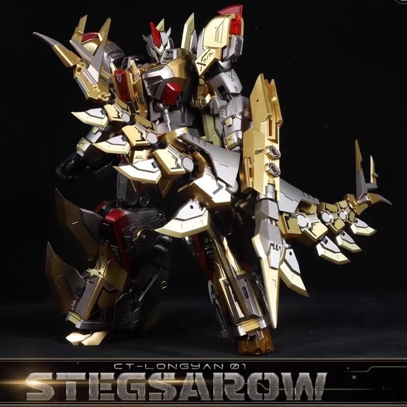 In Stock New CangToys CT-Longyan 01 Stegsarow Snarl Transforms Toy Action Figure