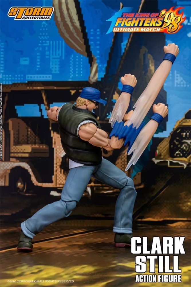 Pre-order Storm Toys SKKF17 1/12 Clark Still The King Of Fighters Action Figure