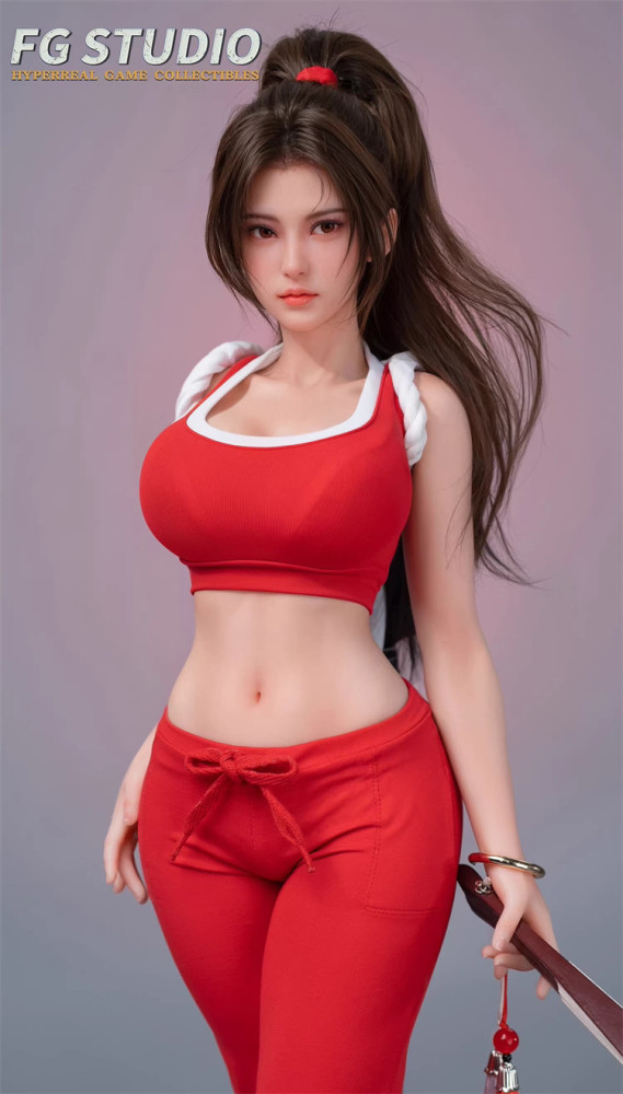 Pre-order FG Studio 1/3 FG-007 Red-Clad Fighting Girl Fully Silicone Figure