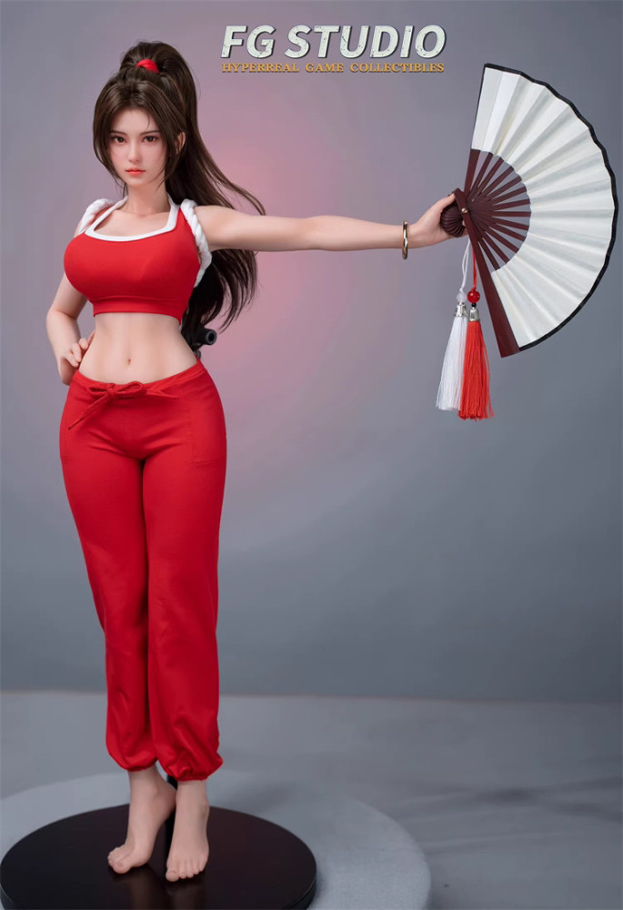 Pre-order FG Studio 1/3 FG-007 Red-Clad Fighting Girl Fully Silicone Figure