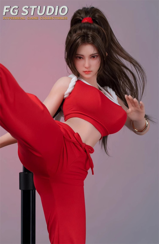 Pre-order FG Studio 1/3 FG-007 Red-Clad Fighting Girl Fully Silicone Figure
