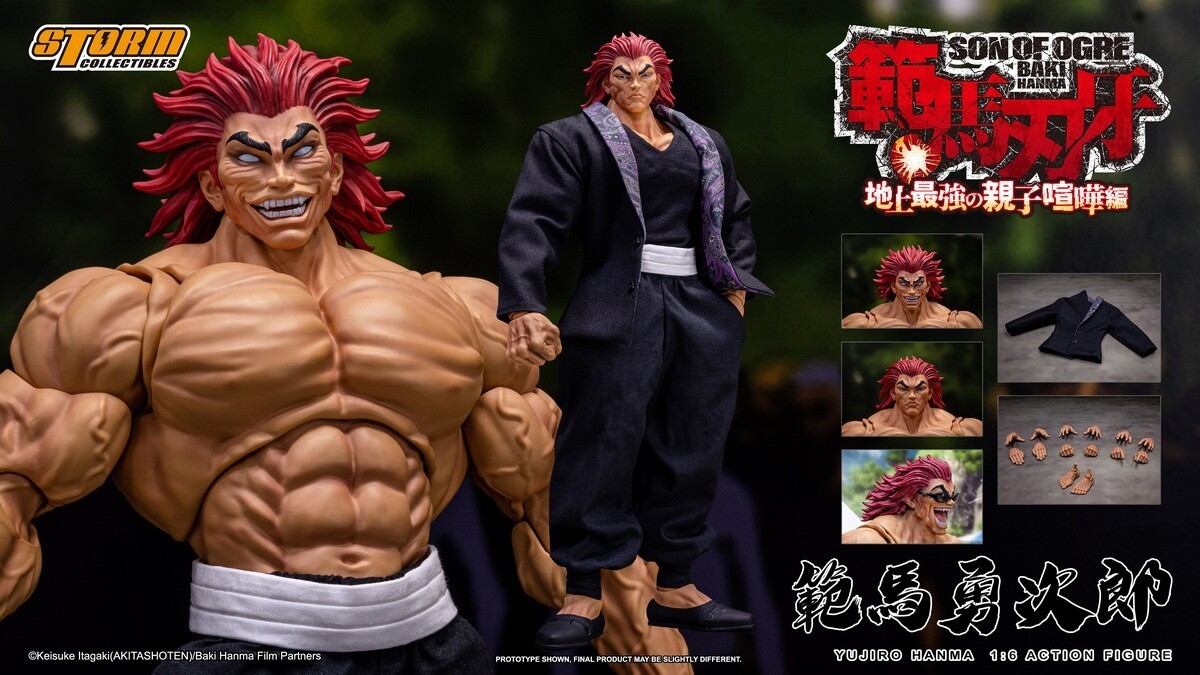 In Hand!  Storm Toys KIBK08 1/6 BAKI HANMA Yujiro Hanma Male Action Figure Model