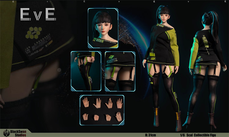 Pre-order Black Swan Studios BS001A 1/6 Stellar Blade EVE Female Action Figure