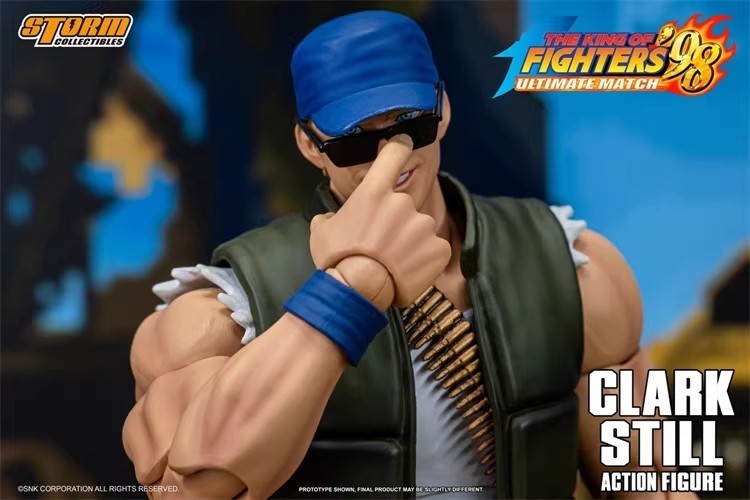 Pre-order Storm Toys SKKF17 1/12 Clark Still The King Of Fighters Action Figure