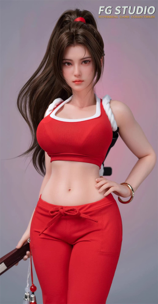 Pre-order FG Studio 1/3 FG-007 Red-Clad Fighting Girl Fully Silicone Figure
