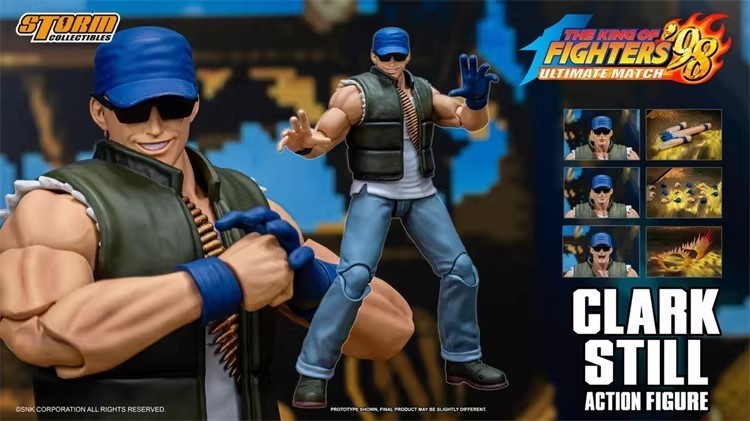 Pre-order Storm Toys SKKF17 1/12 Clark Still The King Of Fighters Action Figure