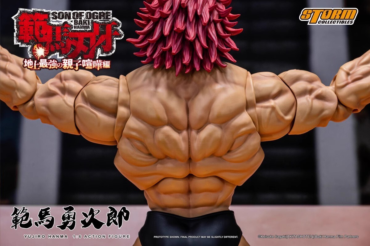 In Hand!  Storm Toys KIBK08 1/6 BAKI HANMA Yujiro Hanma Male Action Figure Model