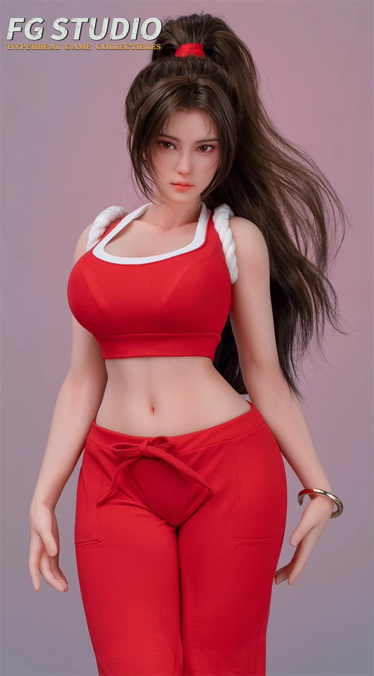 Pre-order FG Studio 1/3 FG-007 Red-Clad Fighting Girl Fully Silicone Figure