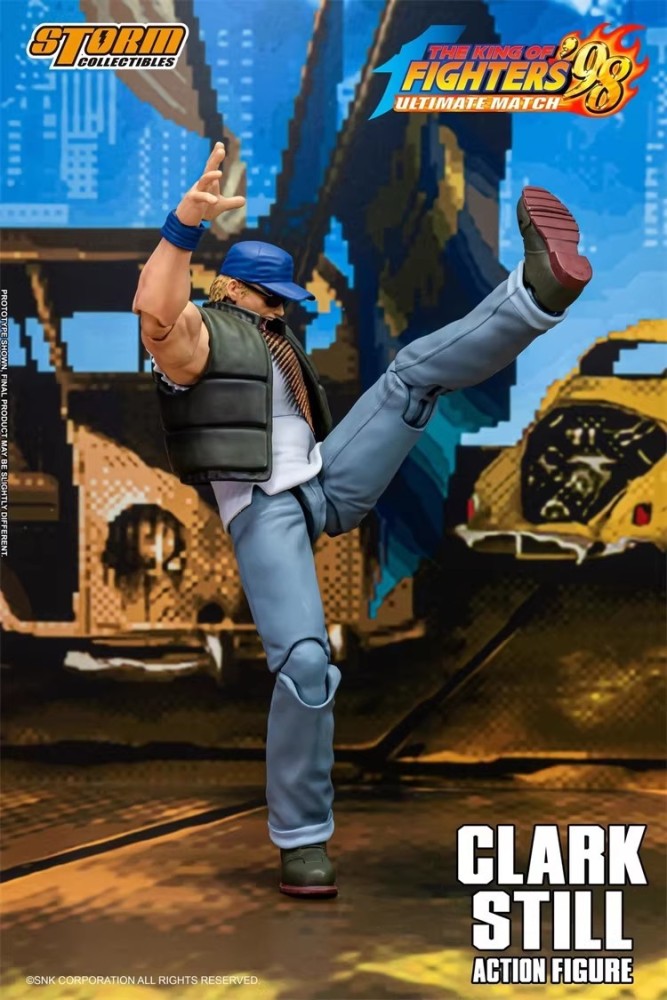 Pre-order Storm Toys SKKF17 1/12 Clark Still The King Of Fighters Action Figure